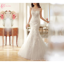 OEM Suzhou Cheap Gorgeous Ivory Sweetheart Encolure Sexy Robe De Mariée Mermaid Robe De Mariée